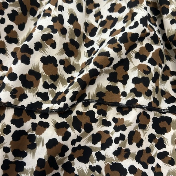 Leopard Ruffle Hem Dress - Picture 2 of 7